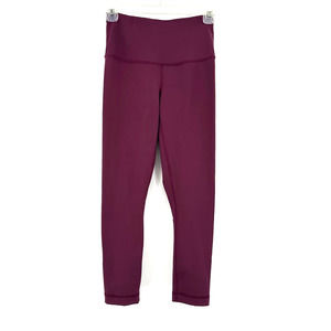 90 Degree by Reflex size XS purple‎ maroon burgundy workout leggings athletic